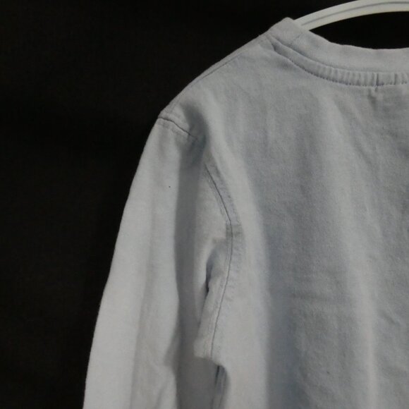 TANGERINE | size 3 | Light Blue Snowman Long Sleeve Top - Picture 9 of 15